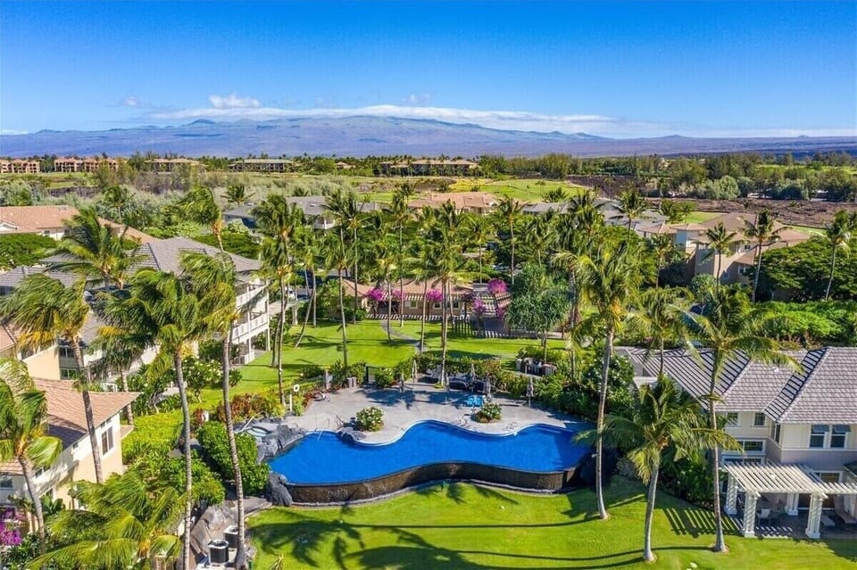 Aerial view of Fairway Villas Pool