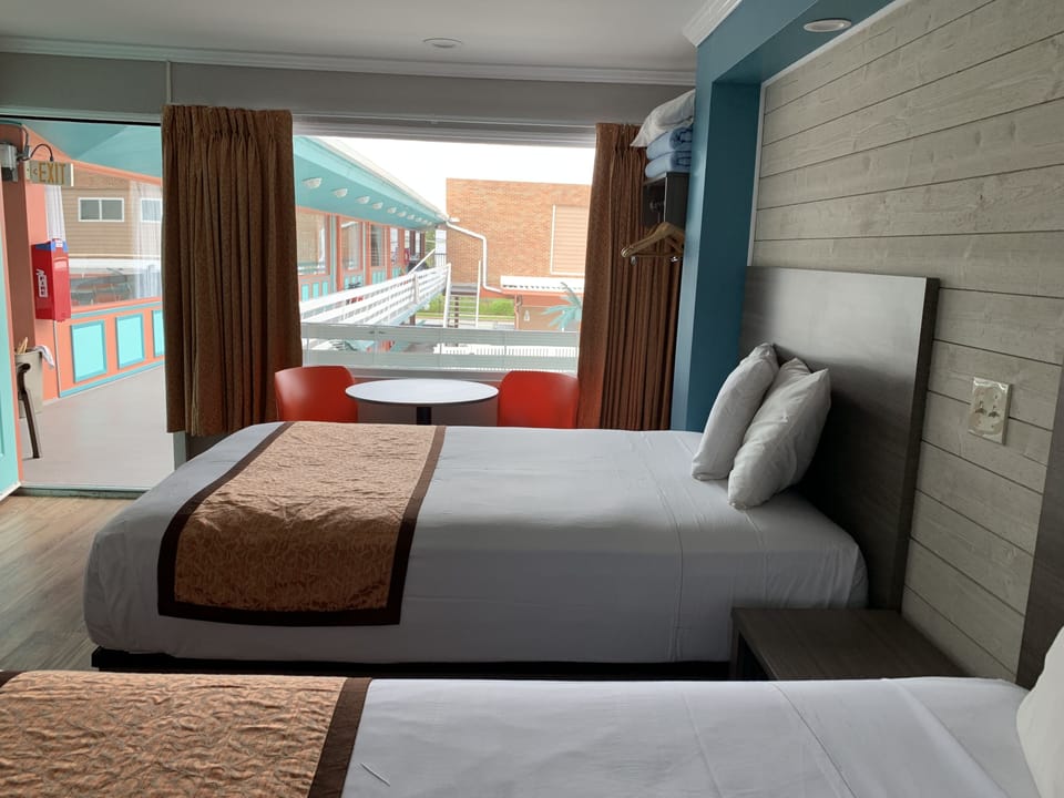 Double Room, 2 Double Beds, Kitchenette | View from room
