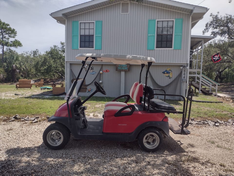 Included golf cart as long as it's not out for maintenance