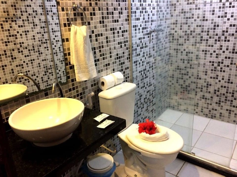 Shower, towels