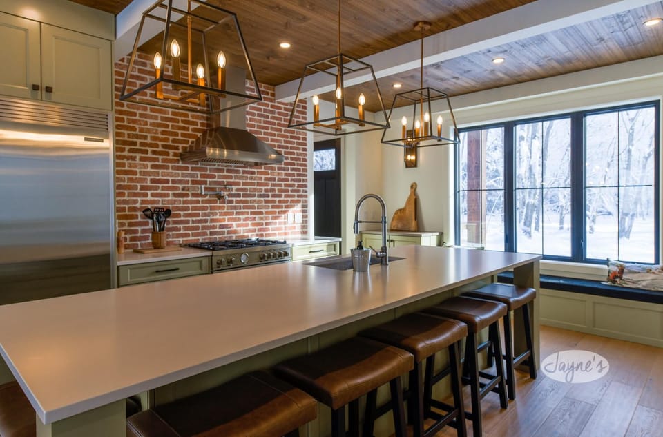 Kitchen with Bar Seating