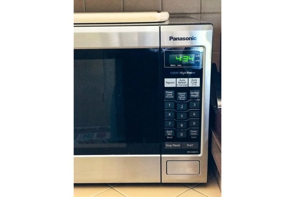 Microwave if you need. 