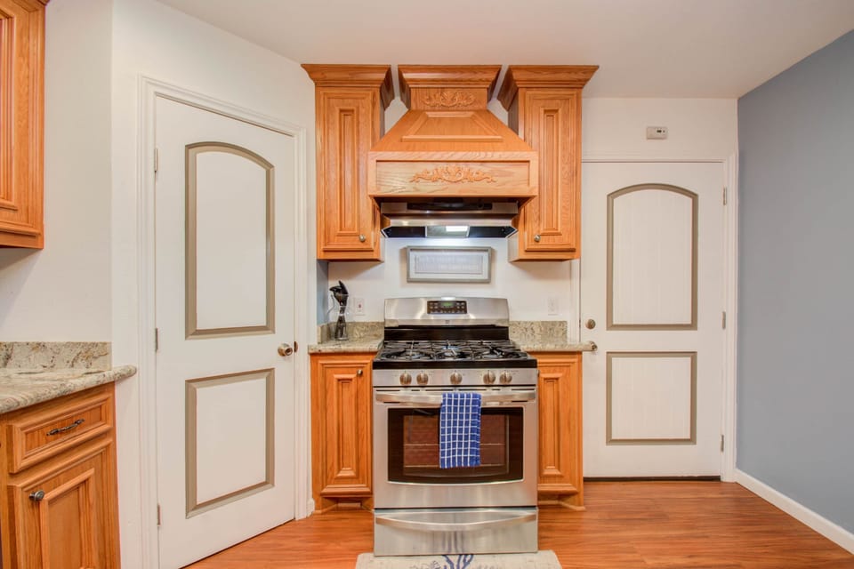 Kitchen with plenty of pantry space