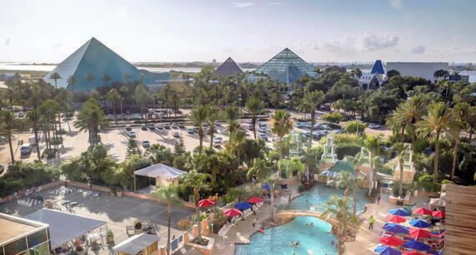 Moody Gardens has outside and inside fun to explore, from the water park to the aquarium. 