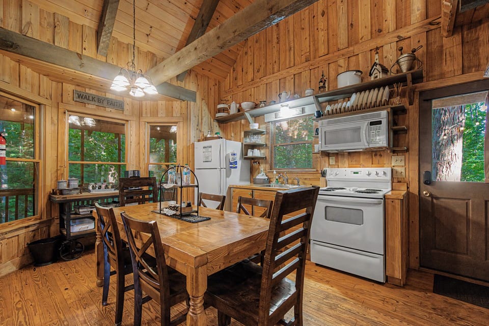 In kitchen dining table