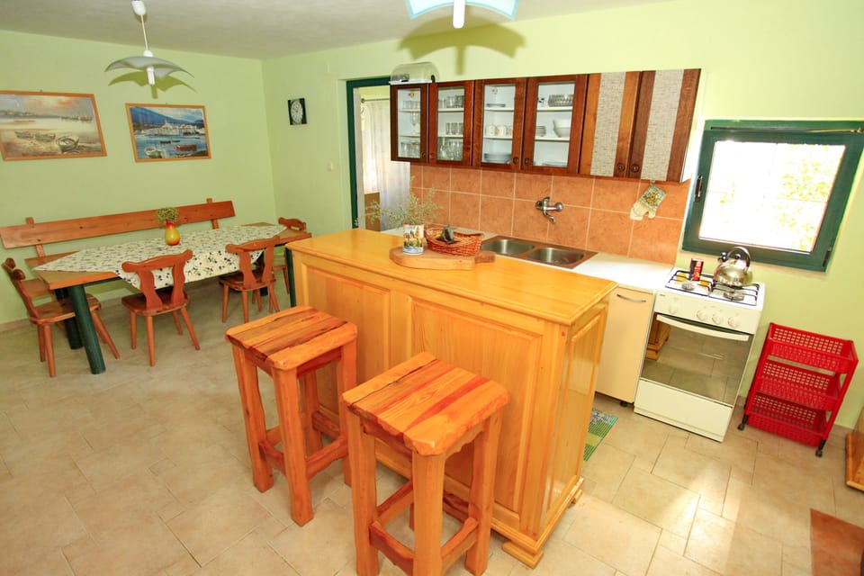Cottage (Two Bedroom Stone House) | Private kitchen | Fridge