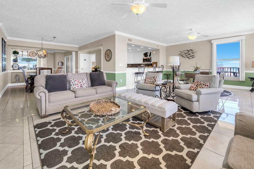 Comfortable living room seating