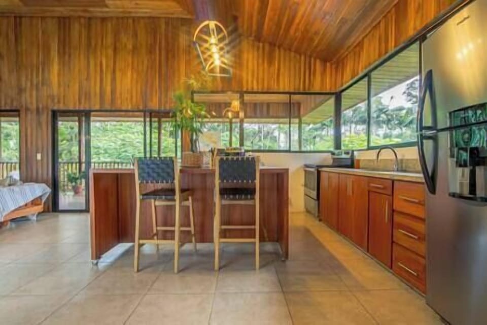 kitchen area at villa cocos 
