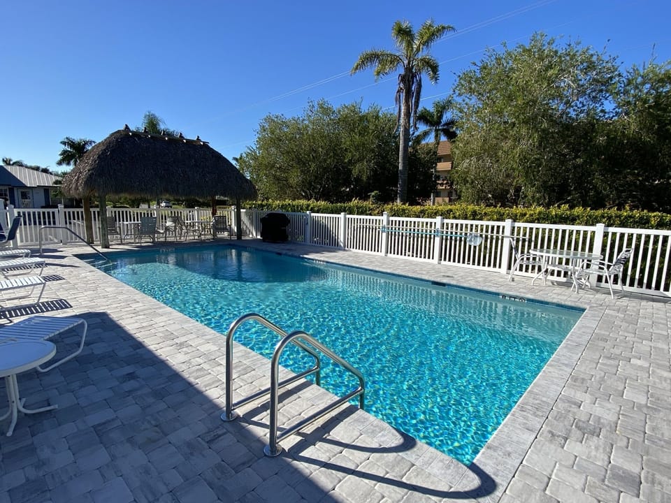 pool view from the rear
