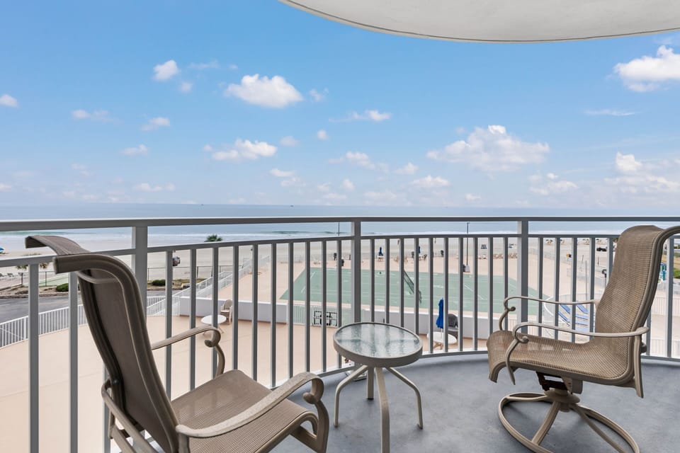 Ocean Front Balcony off Living Room