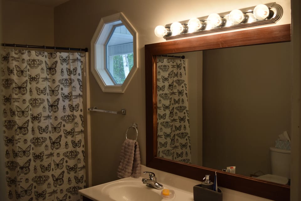 Bathroom in main bedroom.