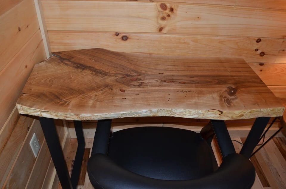 Desk in master bedroom