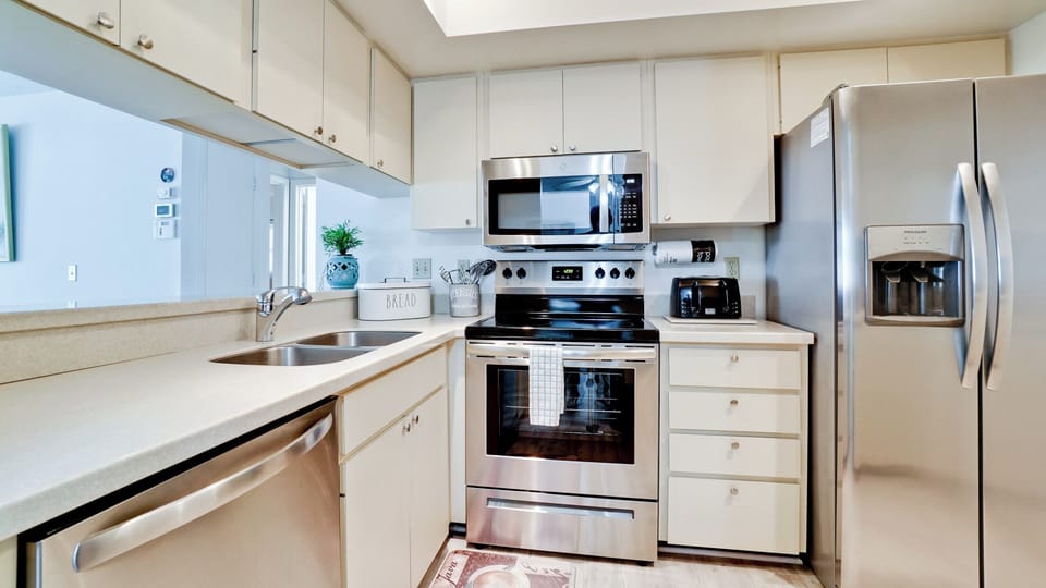 Updated stainless steel appliances