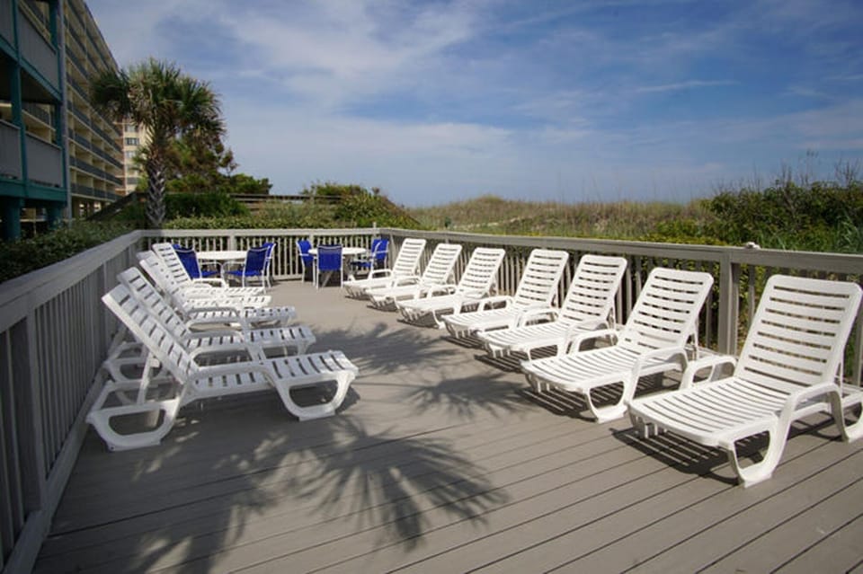 Catch some rays in one of the many lounge chairs.