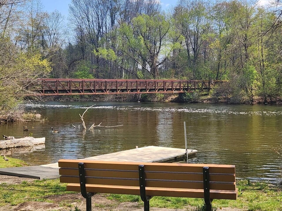 Barton Nature Area on Huron River(1.2 miles)