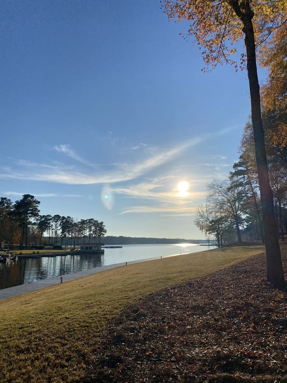 View from the walkway next to our unit