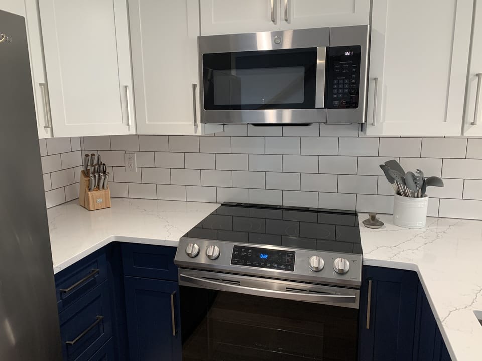 Backsplash added