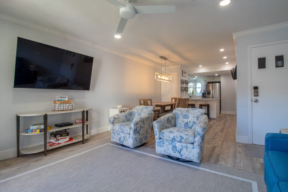 Living room with sofa sleeper