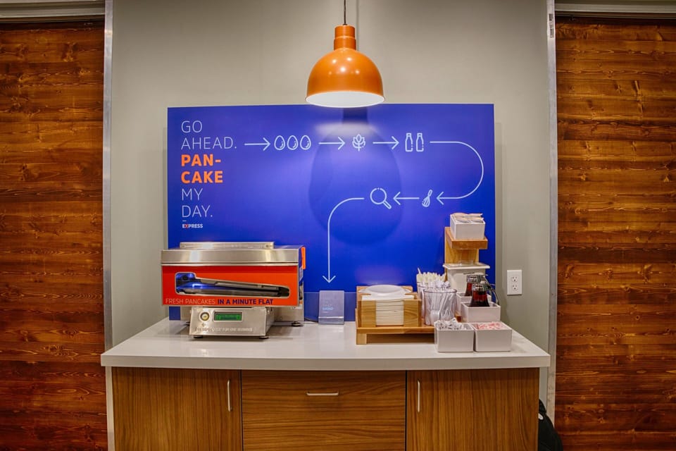 Free daily self-serve breakfast