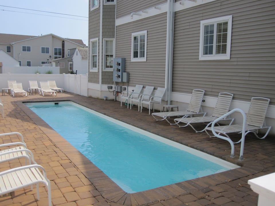 pool area is shared