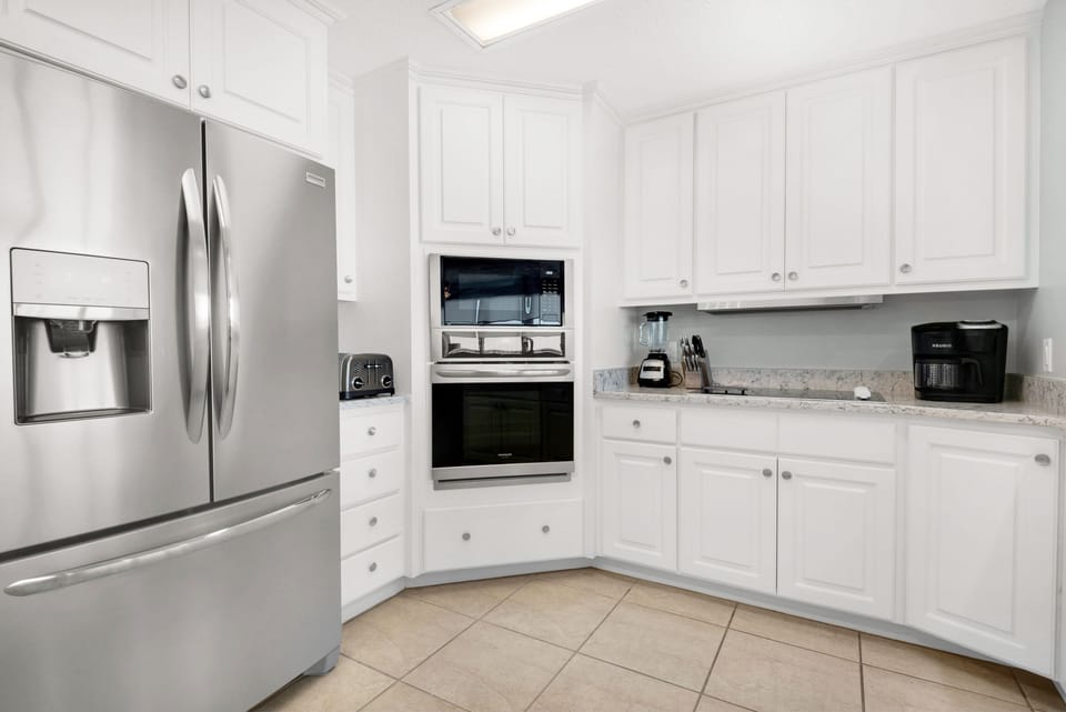 Kitchen has everything your chef needs
