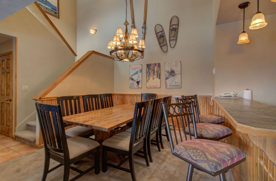 Bar Seating and Dining Area