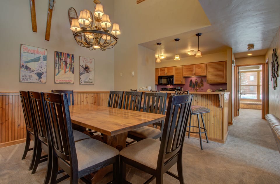Dining Table View to Kitchen