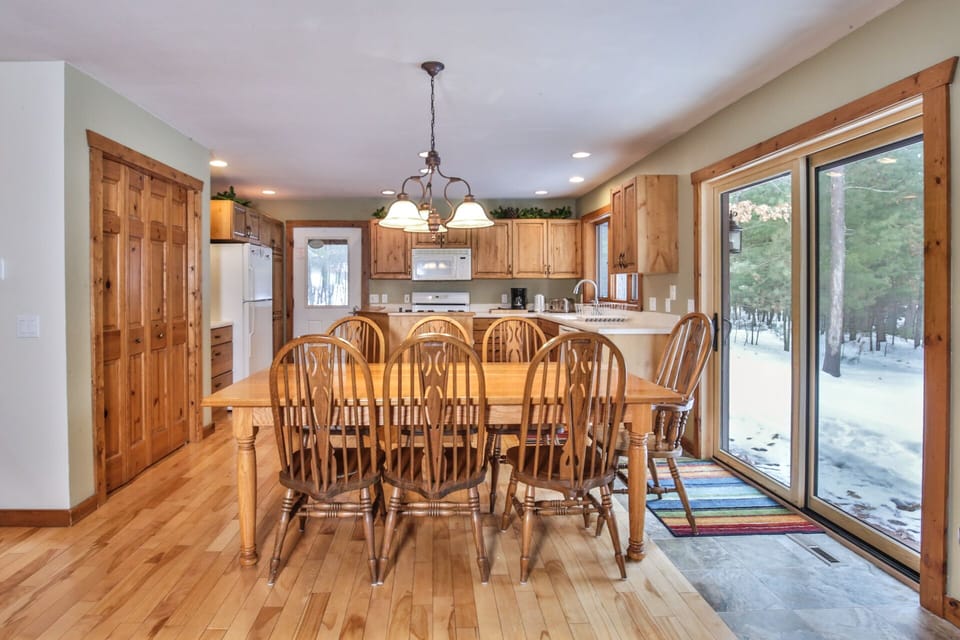 spacious pantry off of dining area to store all your dry essentials