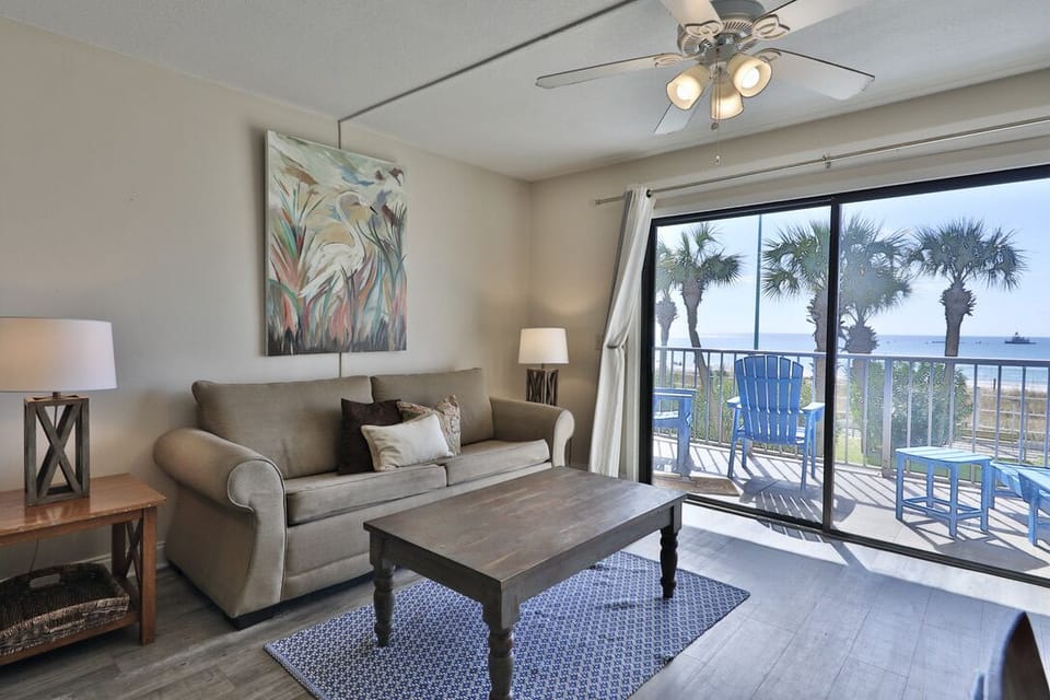 Gulf front living room!