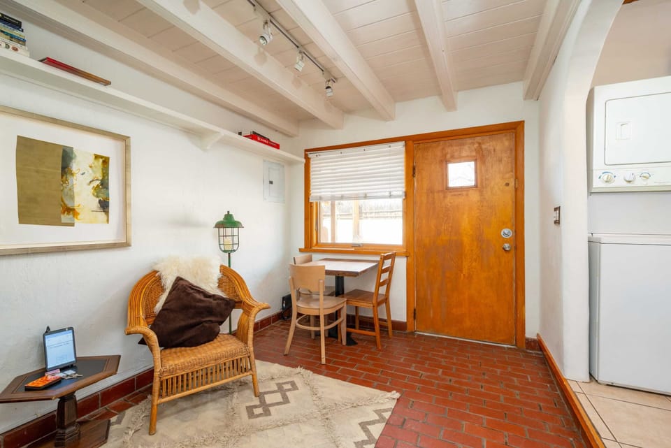 Dining table with seating for 3