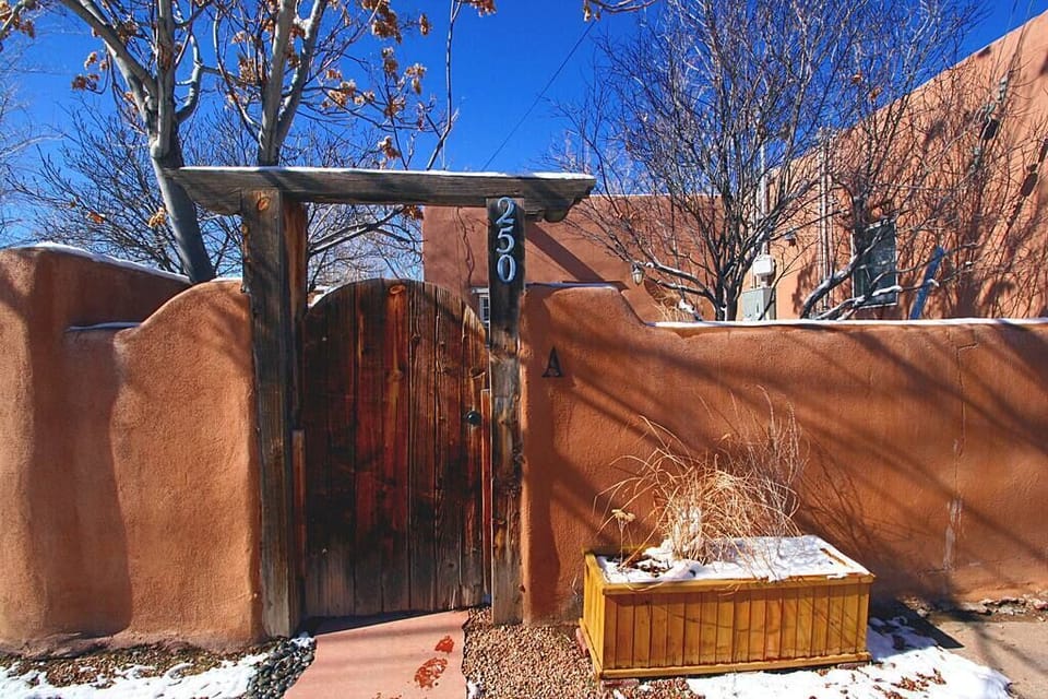Entrance to courtyard and house