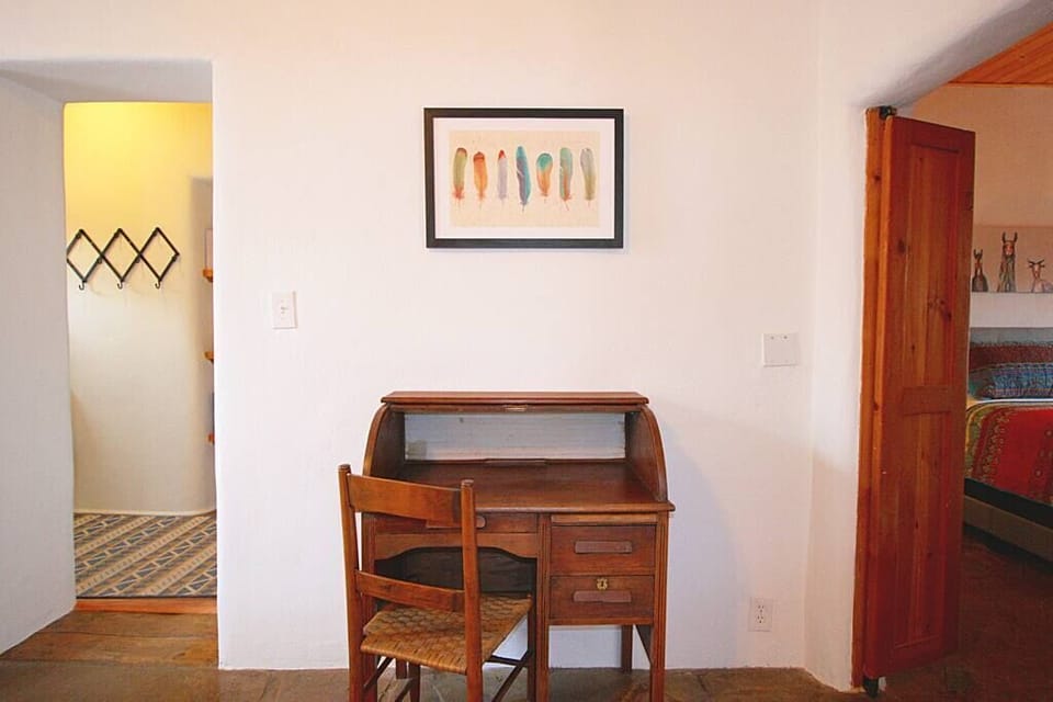  Need to do some work during your visit? We have specially prepared an antique office desk for you! 
