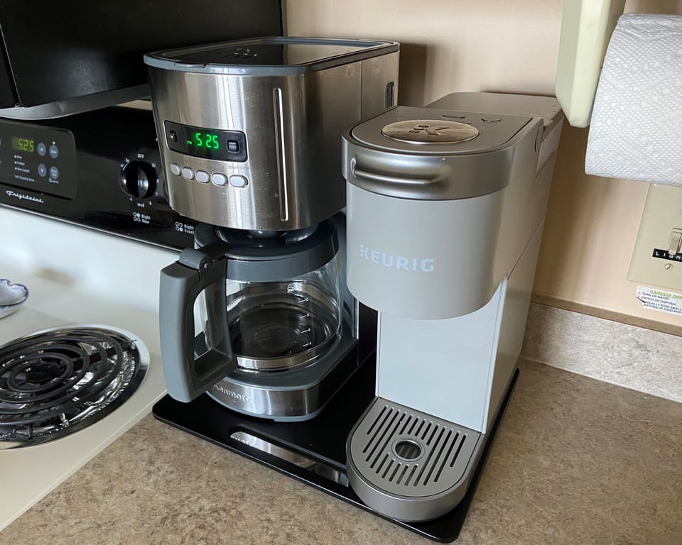 Start the day with coffee.