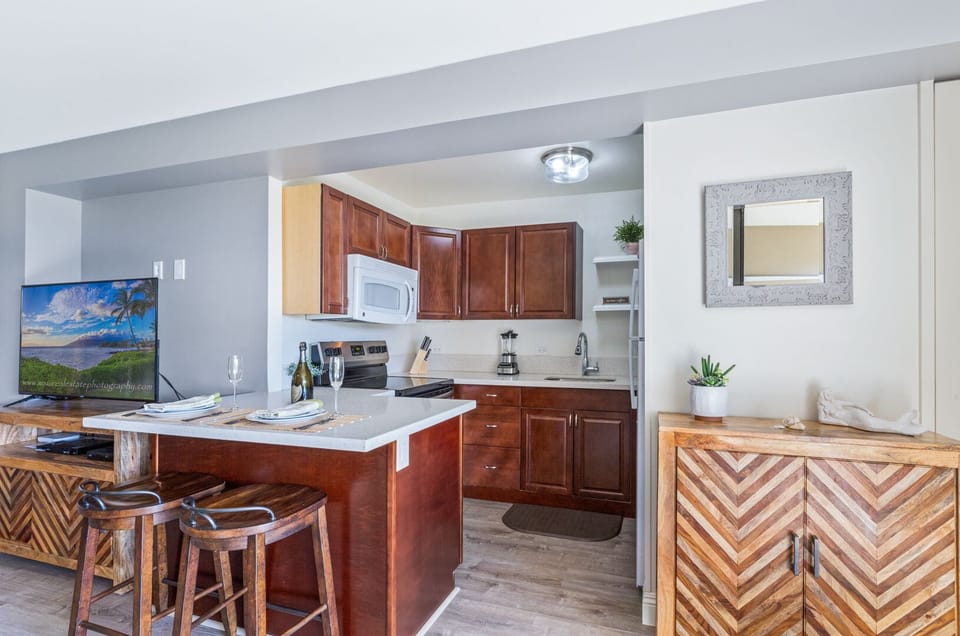 Updated kitchen area