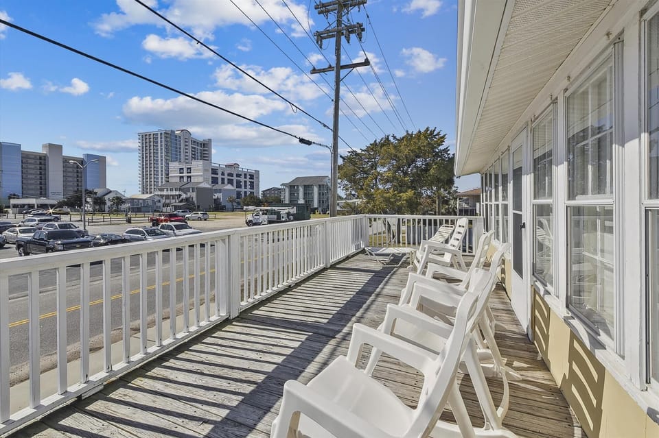 Enjoy a great sunrise while having morning coffee on the private balcony.