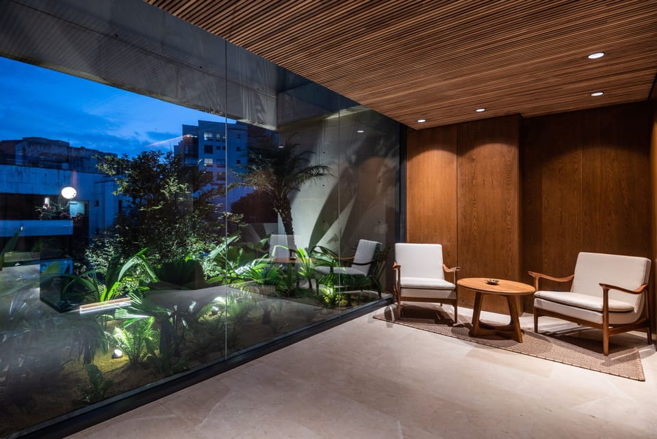 Lobby sitting area