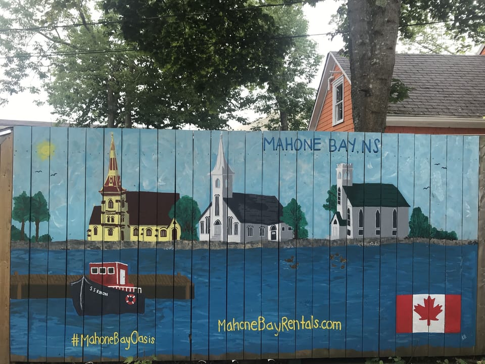 Mahone Bay Memory Mural - Social media hotspot