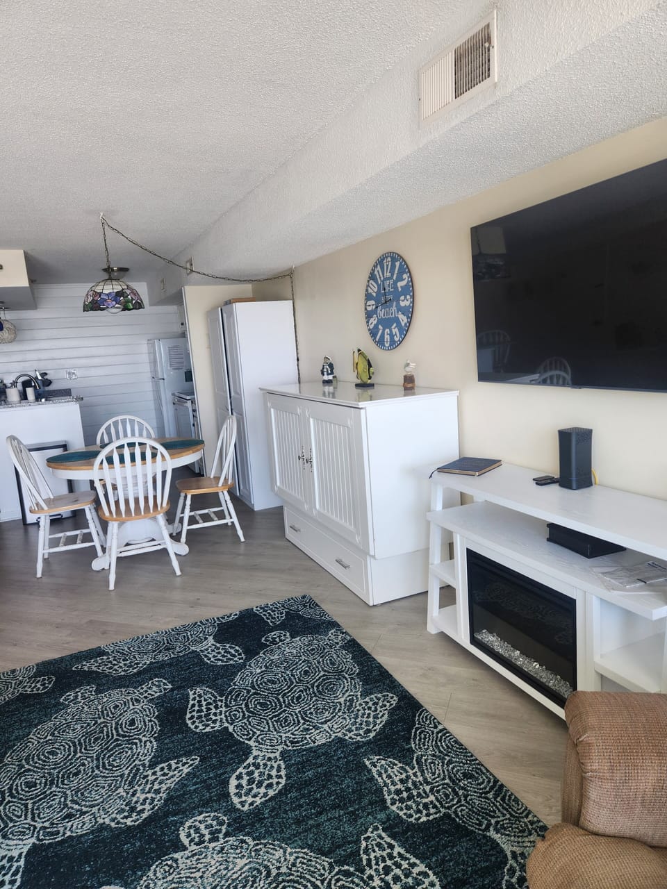 smart TV and "fireplace"