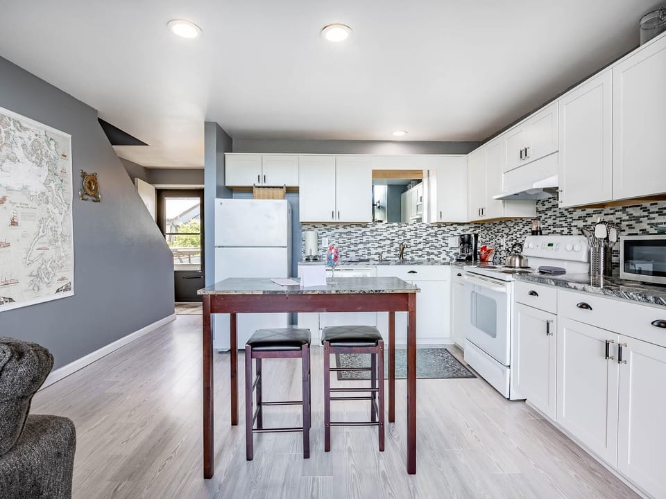 Kitchen and hallway