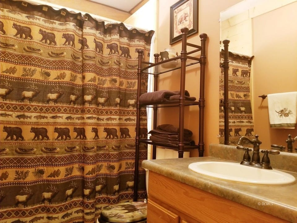 Guest bath, shower/tub combo