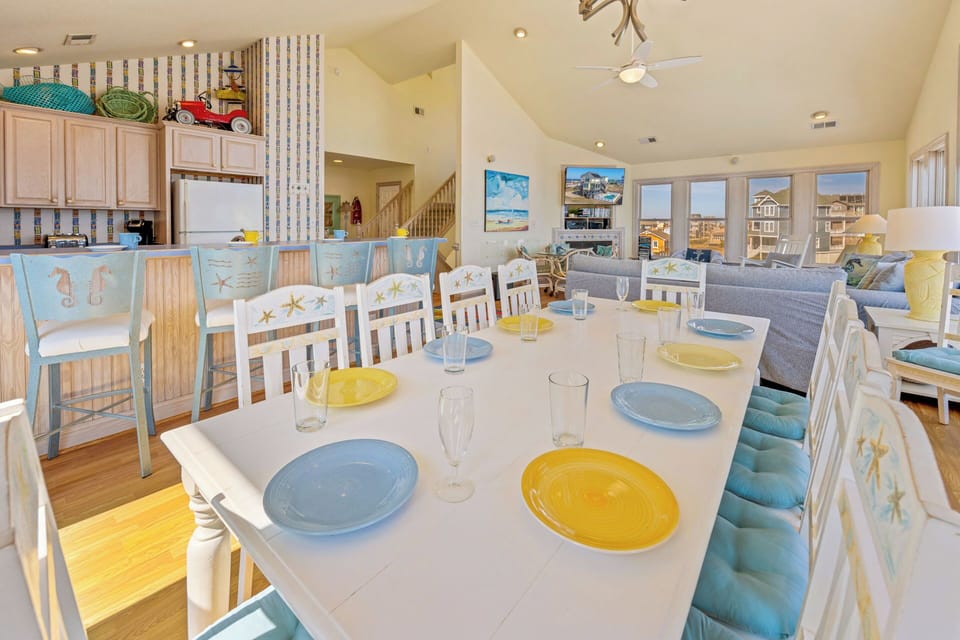 Surf or Sound Realty - 937 - Ocean's Lore - Dining Area -2