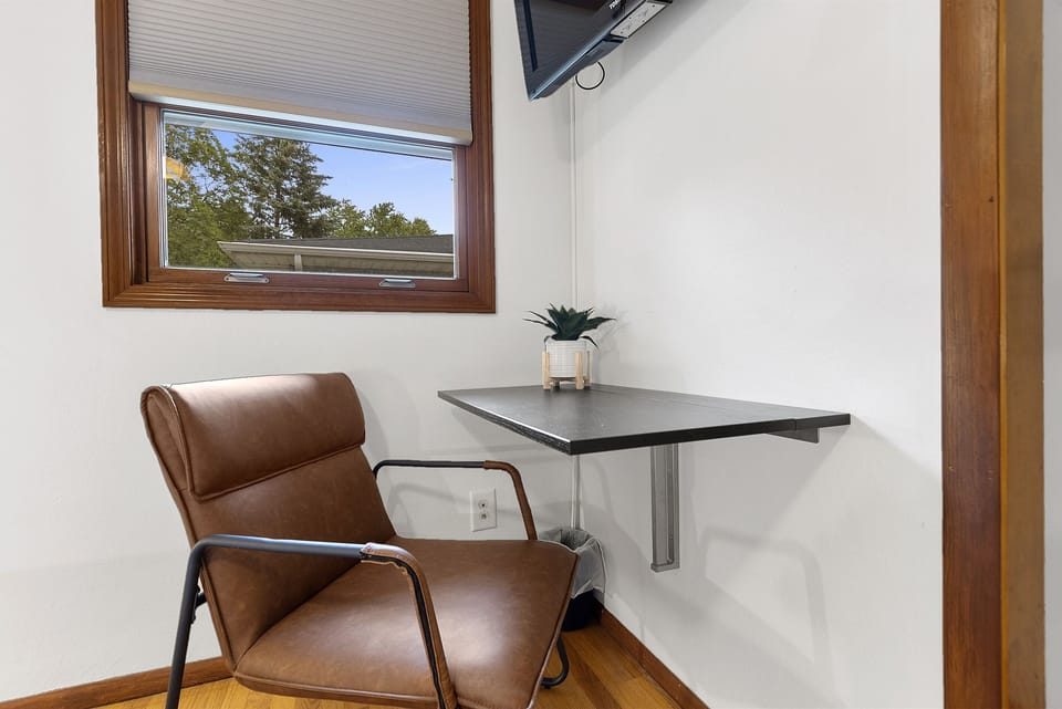 Work space in Master Bedroom