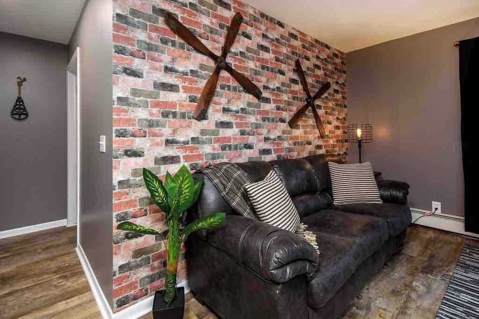 Faux brick!