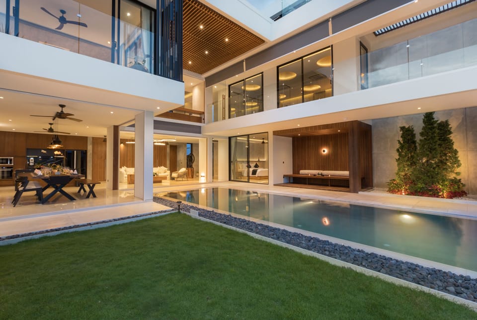 Front of property - evening/night