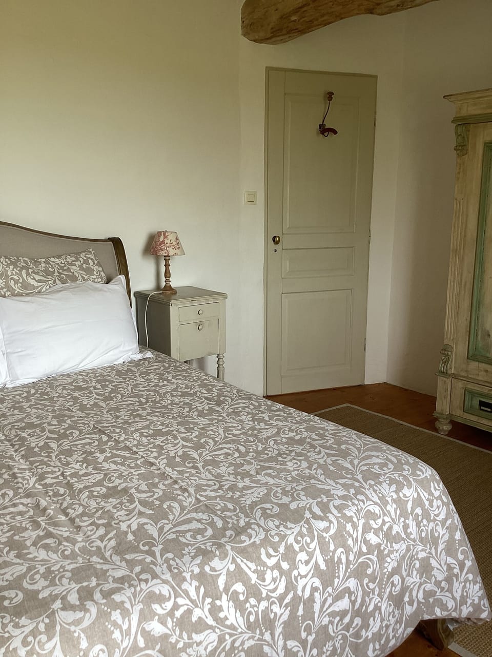 Double bedroom with countryside views.