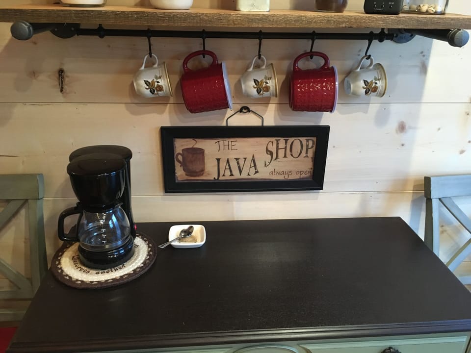 Large coffee/hot chocolate mugs.