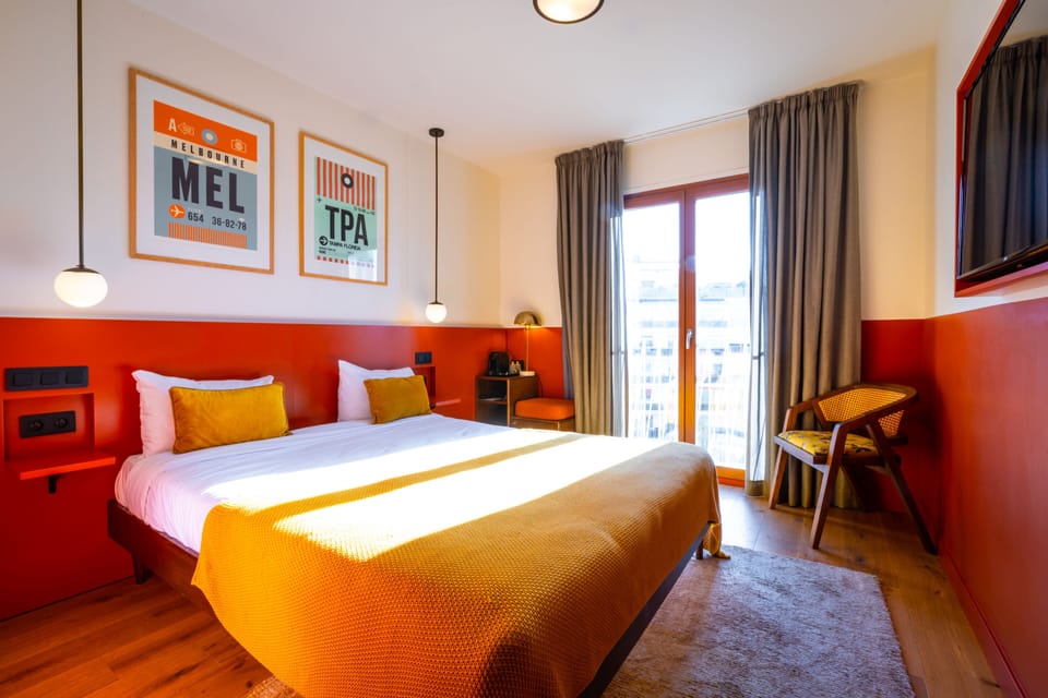 Double Room, City View | Soundproofing, free WiFi, bed sheets