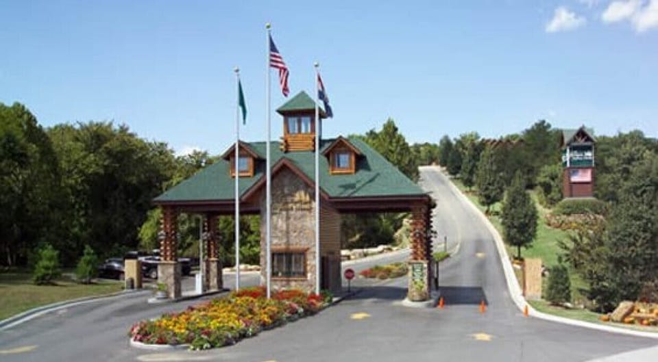 Resort gated entrance