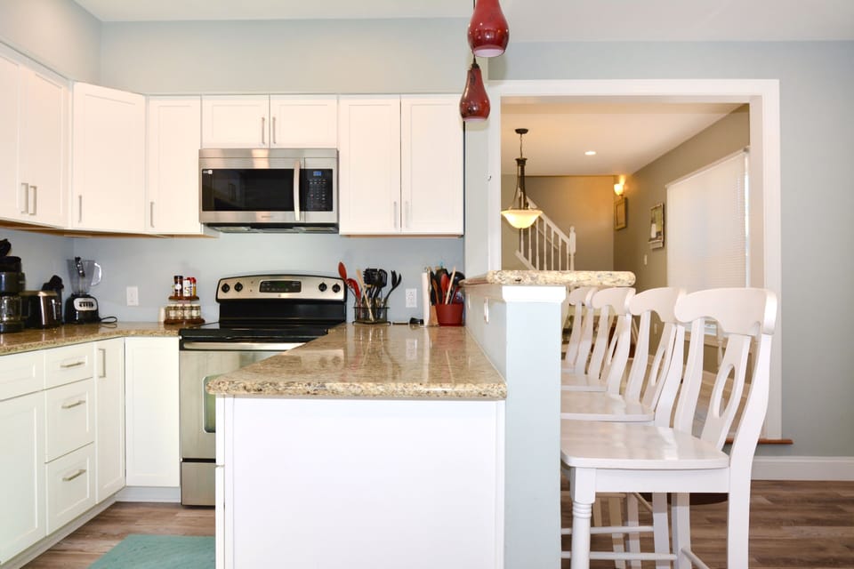 Fully stocked kitchen