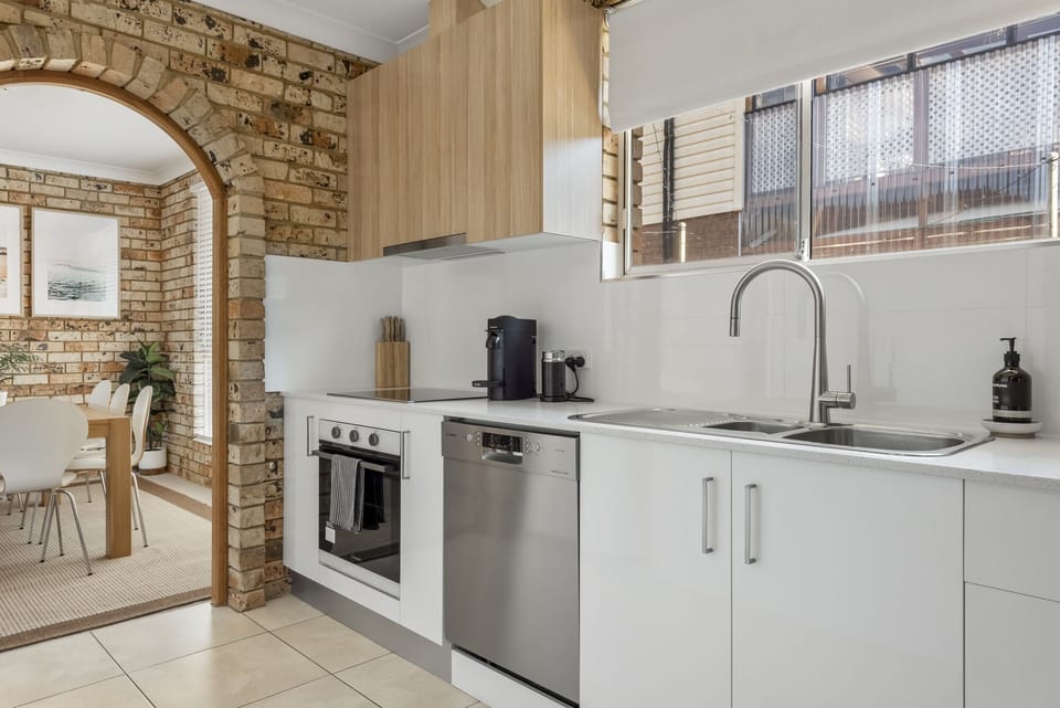 The kitchen 